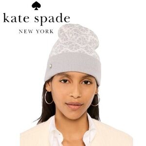 NWT kate spade Spade Flower Cuff Beanie